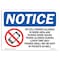 Signmission Sign, 7" H, Rigid Plastic, No Cell Phones Allowed In Work Sign, Landscape, L-14420 OS-NS-P-710-L-14420 - alternate 1